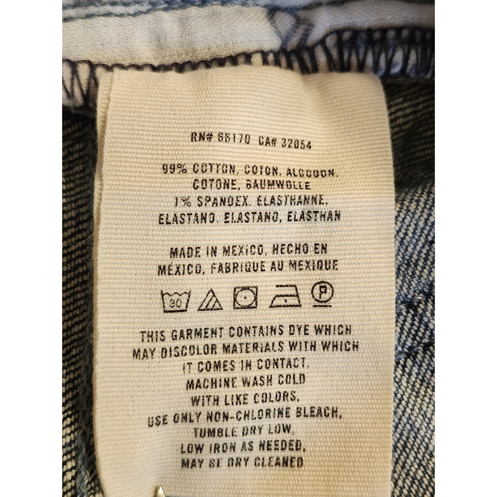Pilcro and The Letterpress Jeans Womens Size 31 Anthropologie Hyphen Knee Patch - Picture 14 of 15